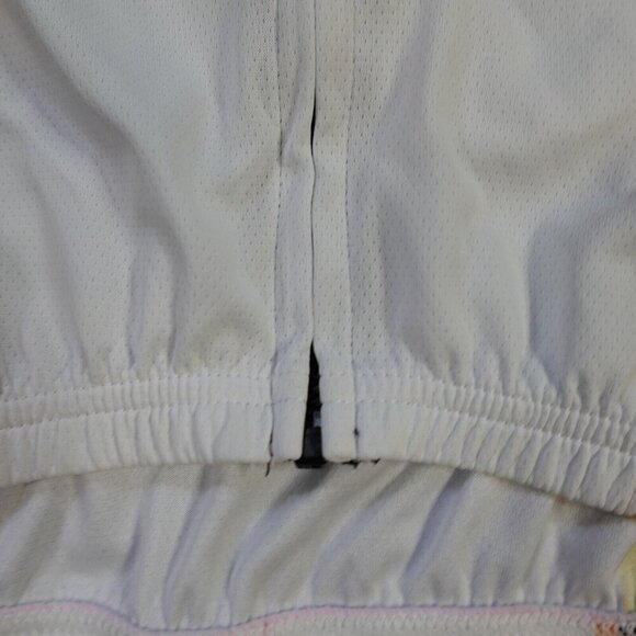 Annapolis Iron Crabs Cycling Jersey Large White Black Full Zip Squadra - Picture 7 of 9